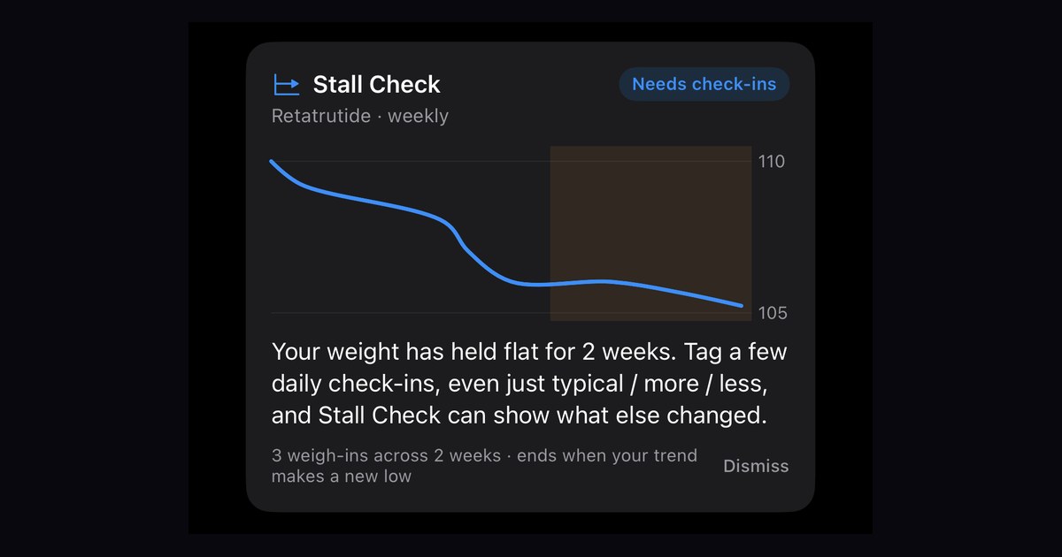 How to tell a real GLP-1 stall from scale noise